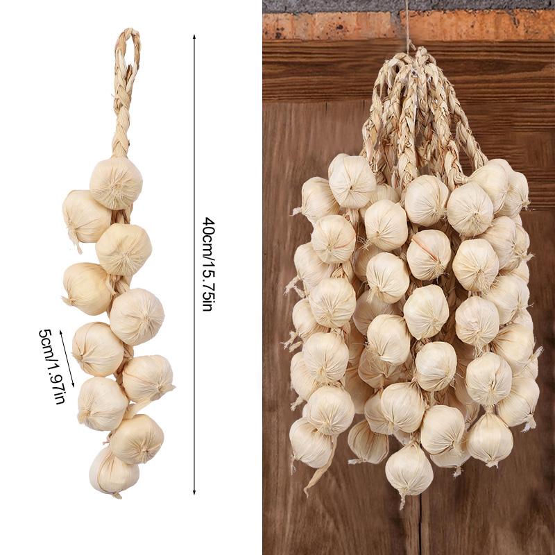 Artificial Vegetables Foam Chili Garlic Pumpkin For Home Kitchen Wall Hanging Decoration Red Pepper String Farm Party Fake Fruit