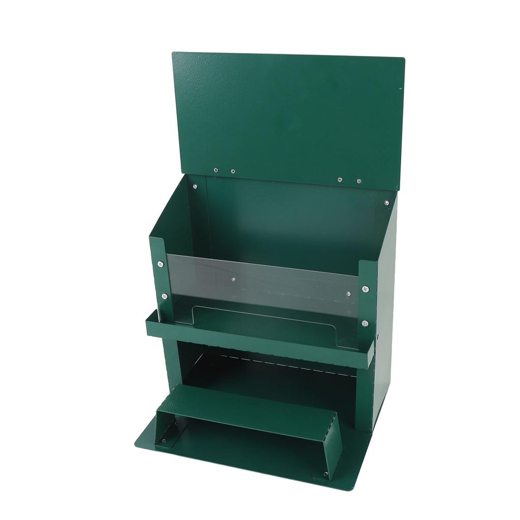 Metall Eichhörnchen Futterspender mit transparenter Acrylplatte Haustier Picknicktisch Montierte Futterbox für Außengarten