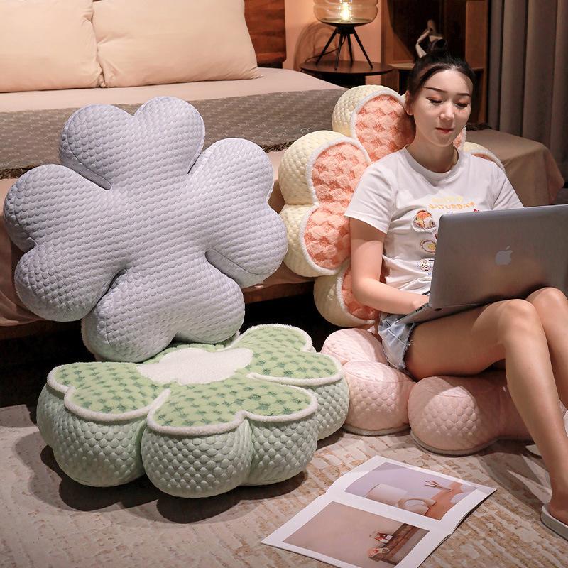 Flower futon tatami seat cushion four-leaf clover floor thickened floor household butt cushion seat pier bay window mat