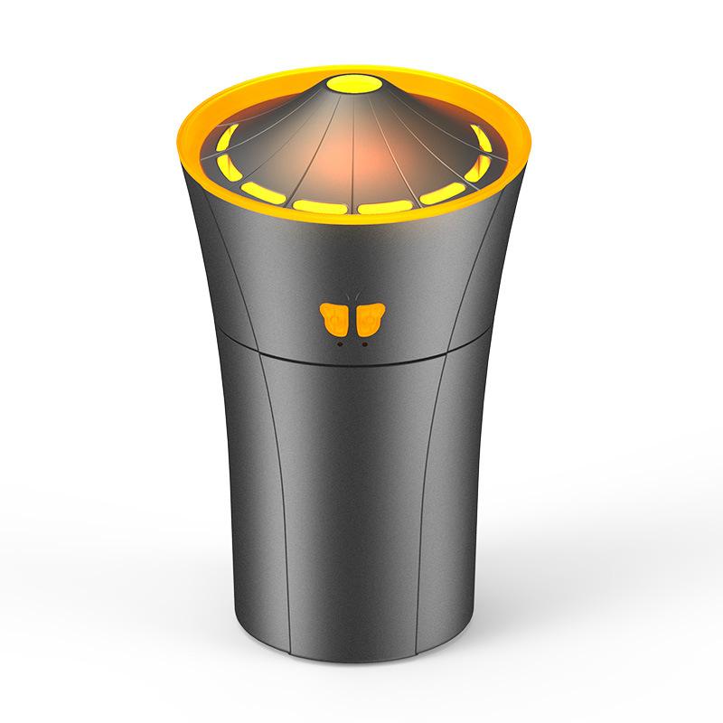 

Портативный автомобильный увлажнитель воздуха 1800 мАч USB перезаряжаемый аромадиффузор с динамичной цветной подсветкой спрей-увлажнитель в виде медузы USB Cable серый