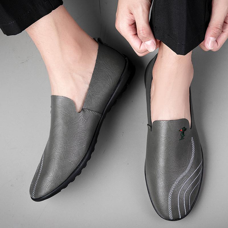 Модные мужские удобные деловые прогулочные туфли — фото 6