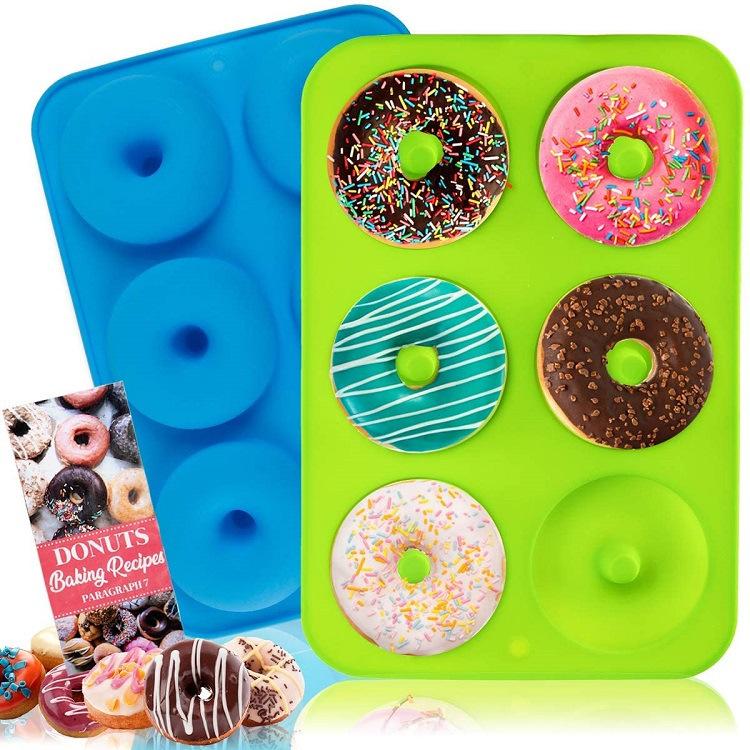 Buy 6Cavity Silicone Donut Mold Baking Pan Chocolate Candy Soap