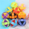 12/30Pcs Puzzle Folding Snake Ruler Puzzle Cube Educational Toys for Kids Birthday Party Favors Goodie Bags Filler School Reward
