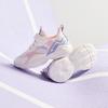 Anta Kids Fashion Versatile Comfortable Lightweight Shock Absorbing Low Top Running Shoes Kids sneaker White Pink Purple A22449977-3