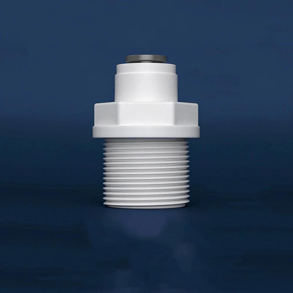 Fit 6.35mm Tube X Male Female Thread 1/2" BSP POM Quick Fitting Connector For Aquarium RO Water Filter Reverse Osmosis System