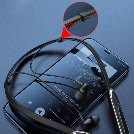 BL-01 Earphone In-ear Sweatproof ABS Wireless Neck Hanging Stereo Bluetooth-compatible 5.0 Headset for Sports