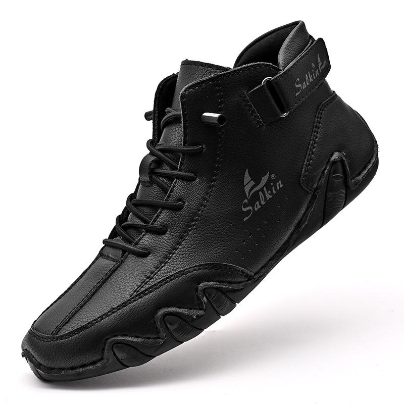 In Stock: New Autumn/Winter Octopus Leather Martin Boots for Men and Women - Large Size Outdoor Fashion