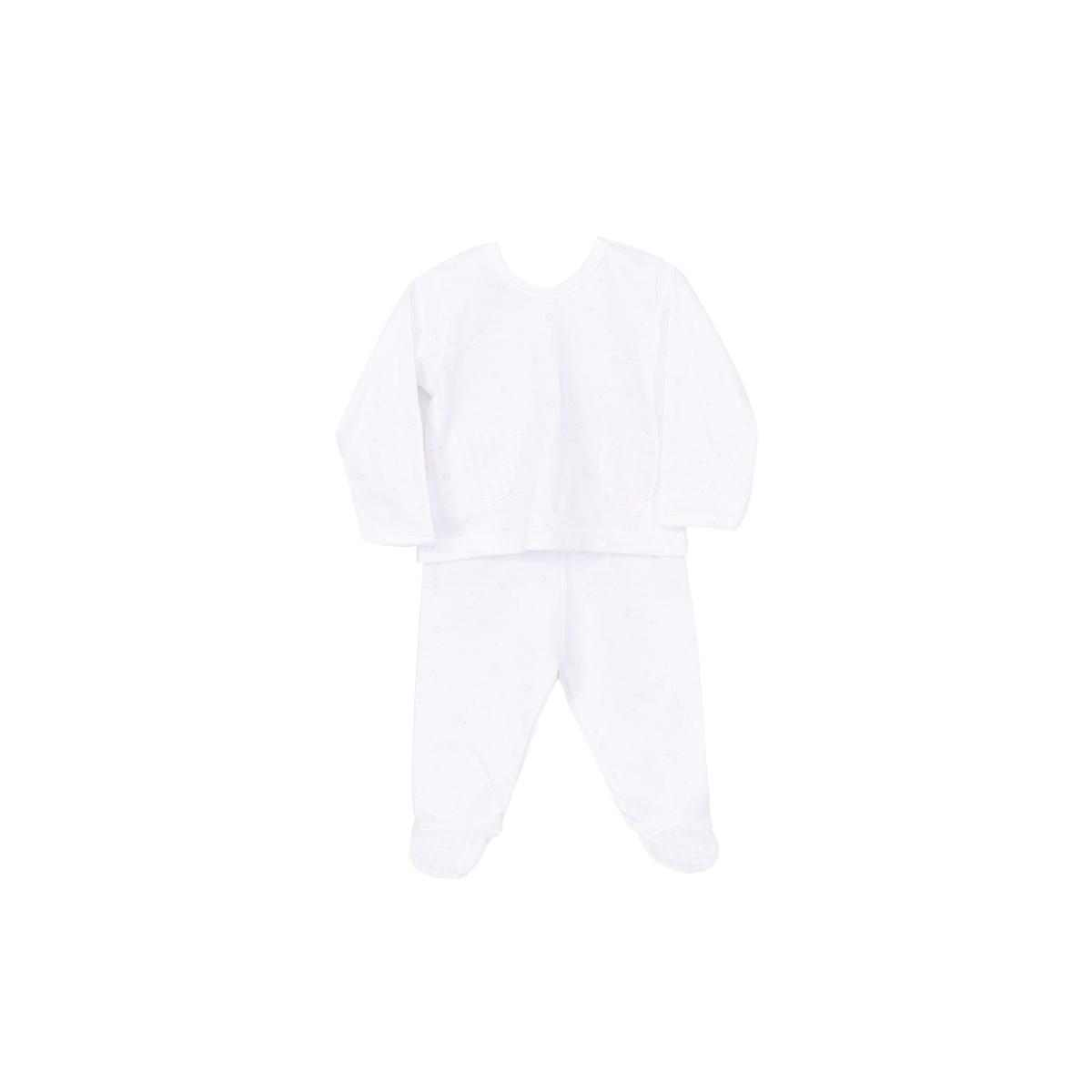 

Комплект с длинными рукавами и VICHY POCKETS 1 MES белый