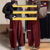 Women's Plus Size Corduroy Wide-Leg Pants - Autumn/Winter Slimming Design