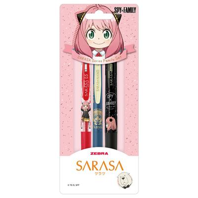 Zebra Sarasa Spy Family Gel Ballpoint Pen Set (SE-JJ15-FAMILY-SF)