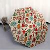 1pc Christmas Winter Automatic Open 8-Rib Windproof Umbrella, Travel & Commuting, Suitable for All Seasons