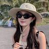 Fashion Breathable Summer Bucket Hat Portable Casual Sun Hat Sun Protection Panama Cap Mountaineering