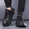 Fashion Sneakers Men's Shoes Trendy and Breathable Styles Outdoor Leisure Sports and Walking Fashion Youth Casual Shoes Black and White