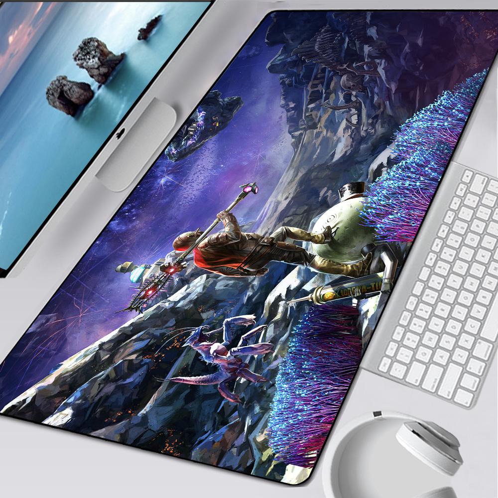 Outer Wilds Large Gaming Mouse Pad Computer Mousepad Pc Gamer Mouse Mat Laptop Mausepad Xxl Mouse Carpet Keyboard Mat Desk Pad