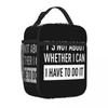 Bestselling It S Not About Whether I Can I Have To Do It (White) Tropical Portable Lunch Bag Short Journey Camping Lunch Bag