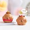 Resin Figurine Creative Tabletop Small Decorative Item Cartoon Otter Home Decoration Item Resin Handicraft