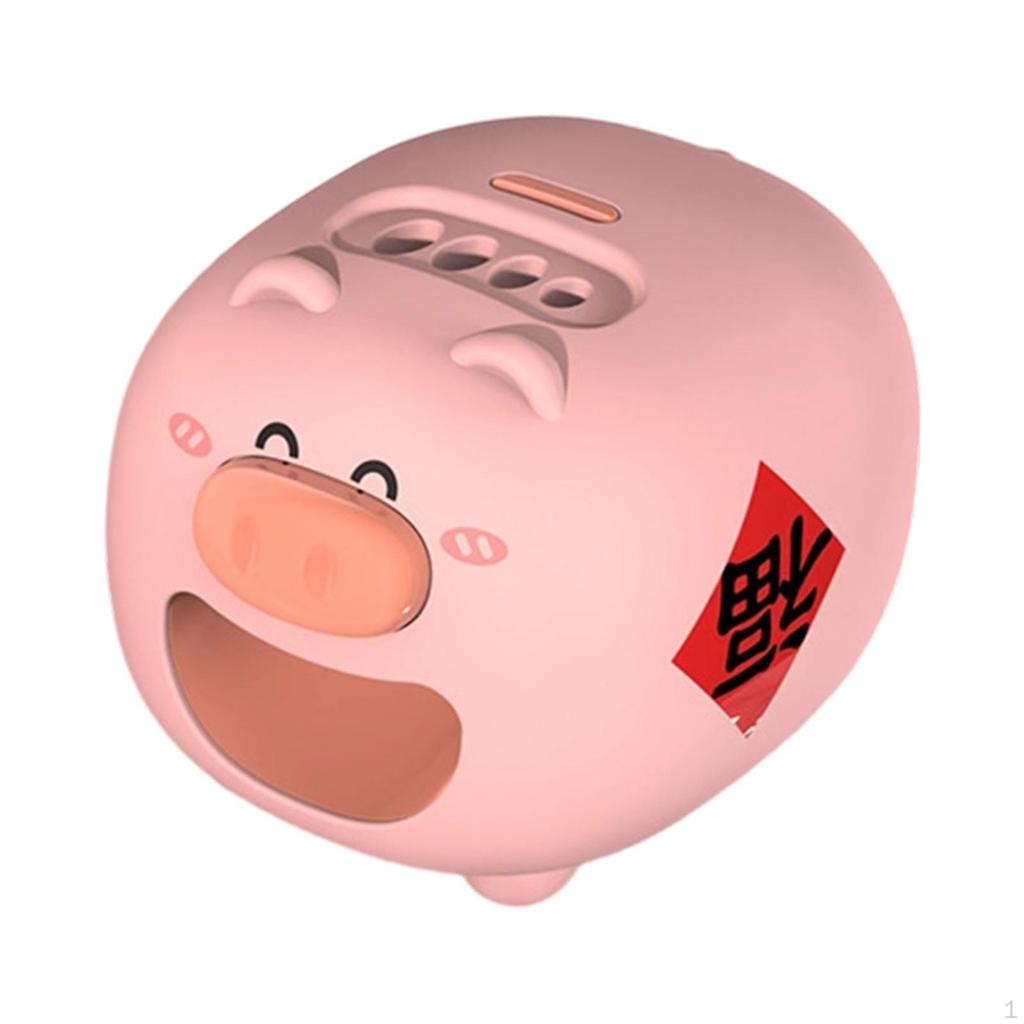 Nuts Automatic Peeling Machine Cartoon Pig Shape Melons Cracker Melon Opener for Nut Lovers