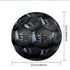 Black And White Stripes With Star Printed No. 5 Soccer Balls, High-Quality, Anti-Slip, Protective Football, A Unique Gift ,Birthdays,Christmas Gifts