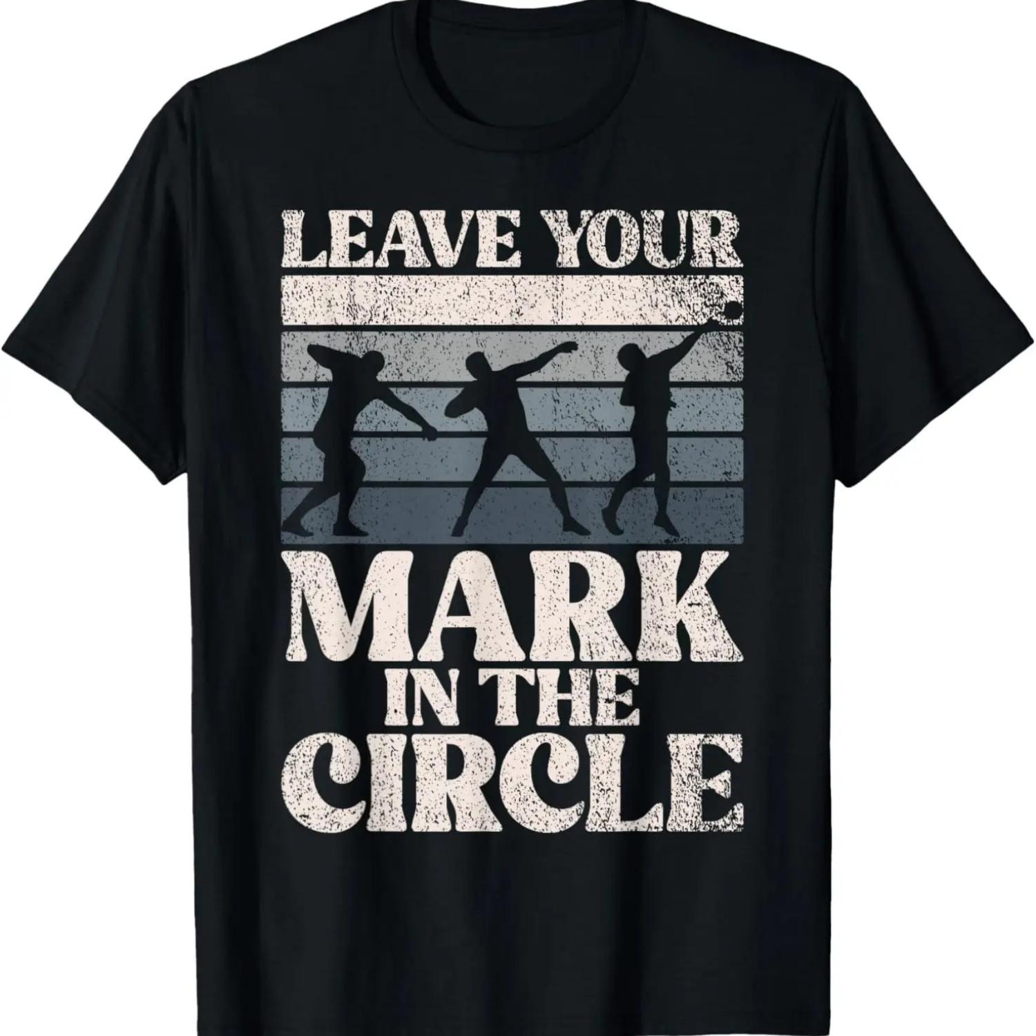 Leave your Mark in the Circle Shot Put T-Shirt XXXXXL чёрный
