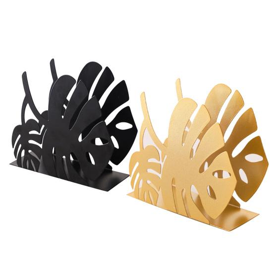 Monstera Metal Napkin Holder Tropical Monstera Leaf Freestanding Tissue Dispenser for Kitchen Countertop Dining Table