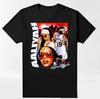 Aaliyah Schwarzes T-Shirt Herren Schwarz Herren Damen T-Shirt Lustig Herren Damen Vintage