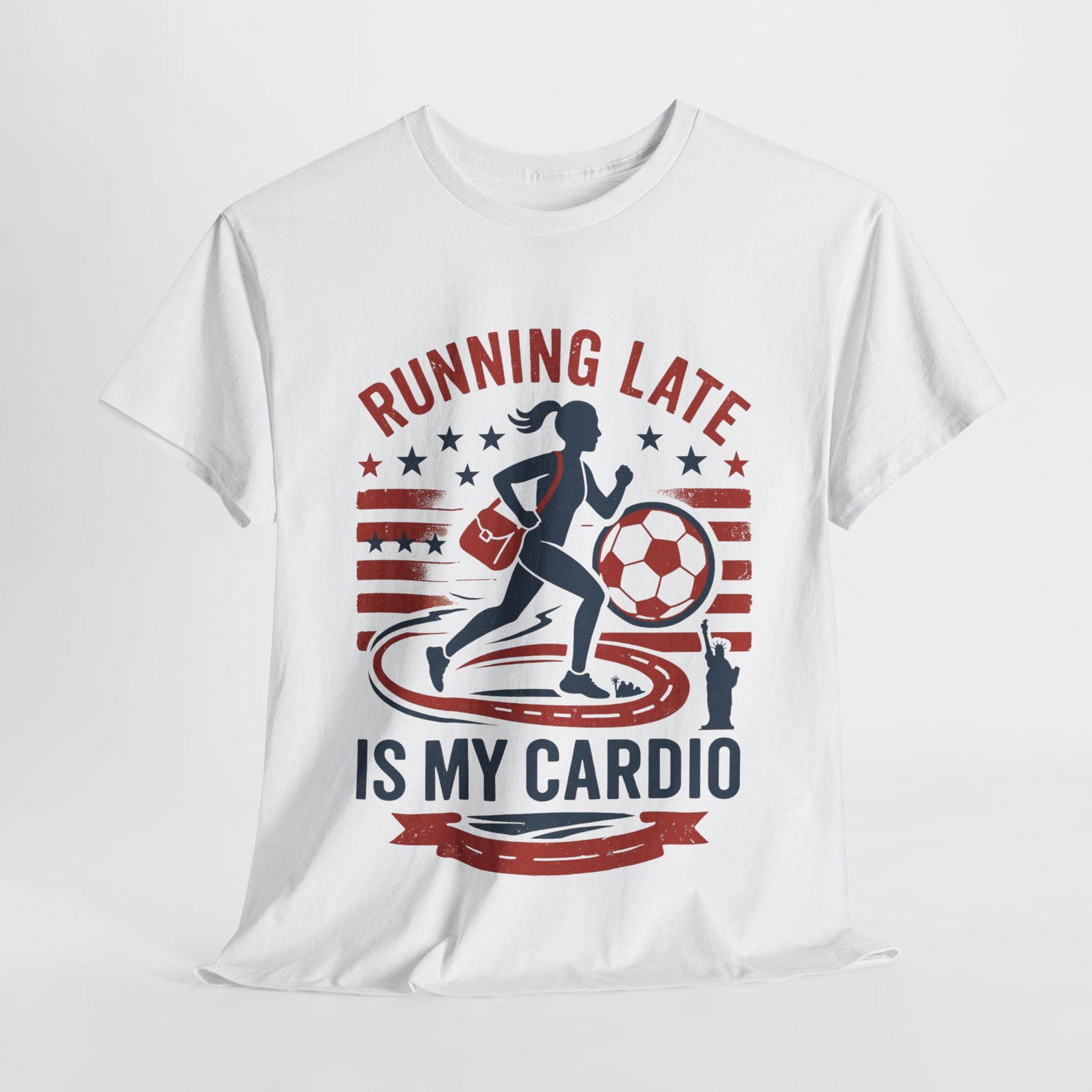 United States Soccer World Cup 2026, Football Fan Gift, Running late cardio Sports Shirt, USA Soccer Tee, Football Enthusiast Top, Soccer S
