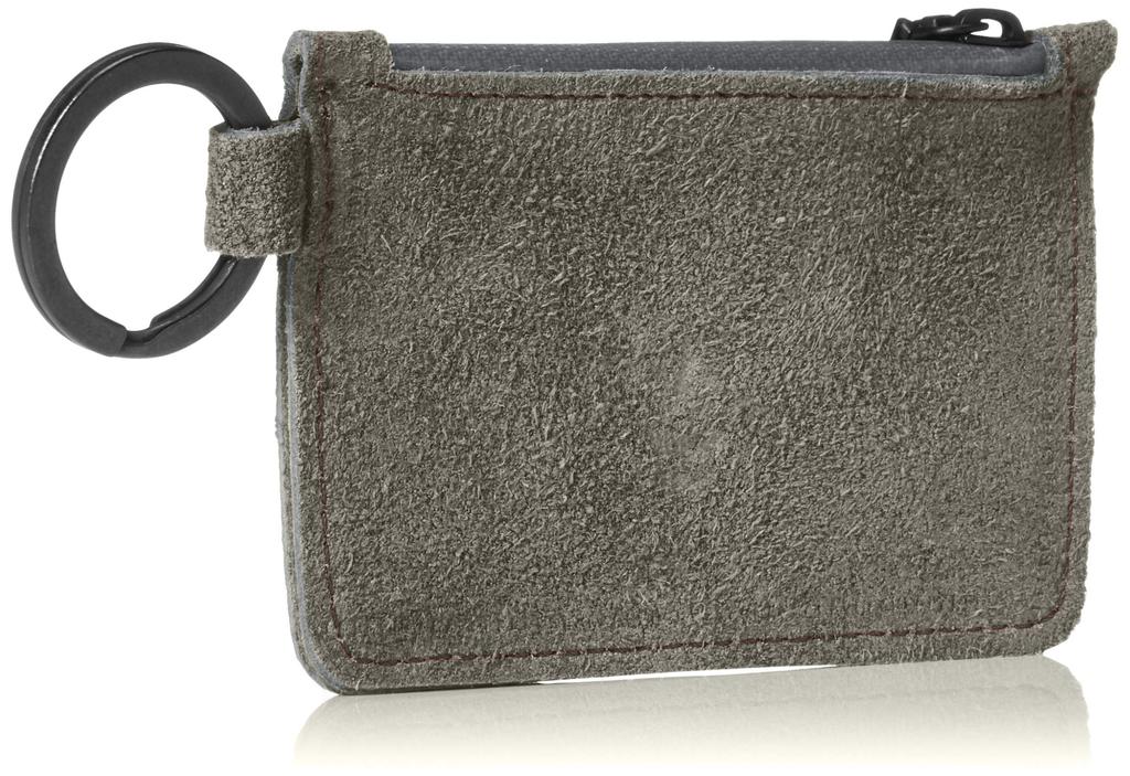 [Assob] Mini Wallet, Compact Wallet, WATER PROOF SUEDE COMPACT WALLET GRAY