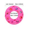 1pcs Thickened Double Airbag Inflatable Crystal Swim Circle Children's Summer Swimming Pool Floating Water Safety Beach Toys