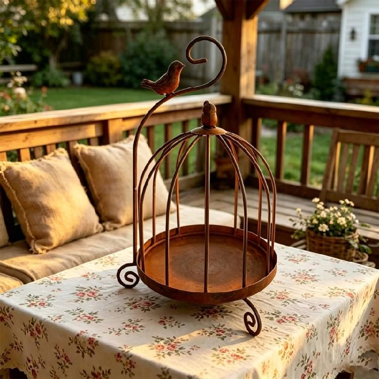 Metal Tealight Holders Hanging Birdcage Lantern Decorative Birdcage Candle Holders for Party Wedding Table Decorations