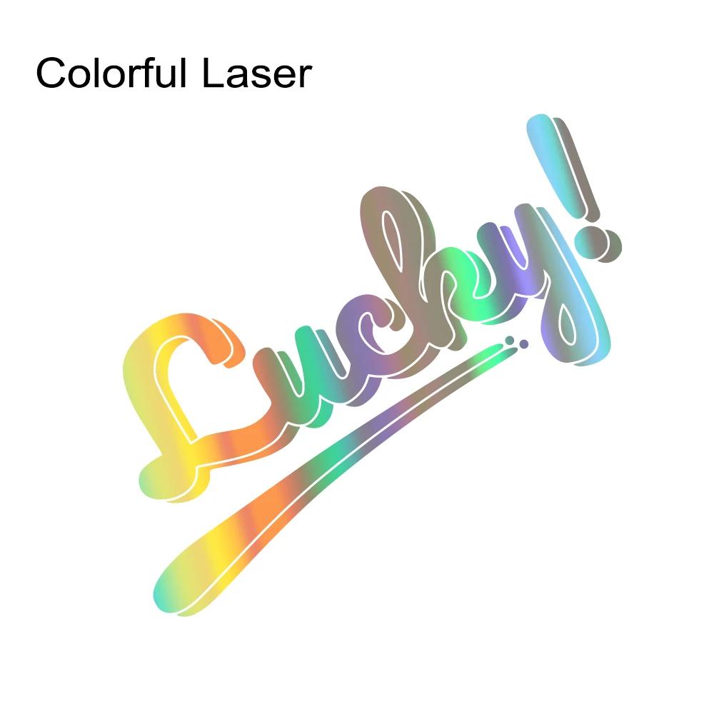Creative Lucky Car Sticker Scratch Resistant Truck Auto Rear Windshield Window Vinyl Decal Car Body Decoration Decal Accessories