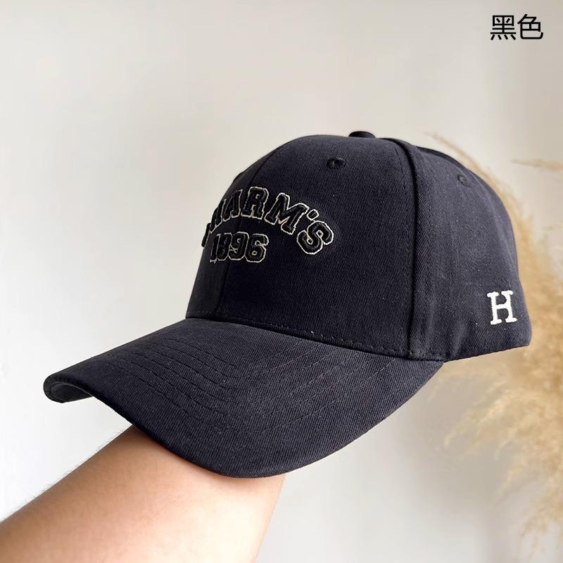 Face-slimming, deep crown, couple s style, Korean retro, large head circumference, versatile, flattering khaki baseball cap Adjustable