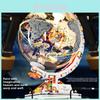Globe Building Blocks Educational Toy With Led Light For Kids And Students
