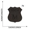 Embroidery Mark English Letter Embroidery Sticker, Cloth Label Sticker DIY Down Jacket Patch Sticker