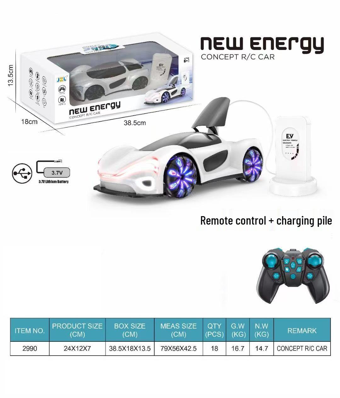 Gesture-Controlled Electric Racing Car with Flowing Lights - Children s Remote Control Drifter Standard Single Battery