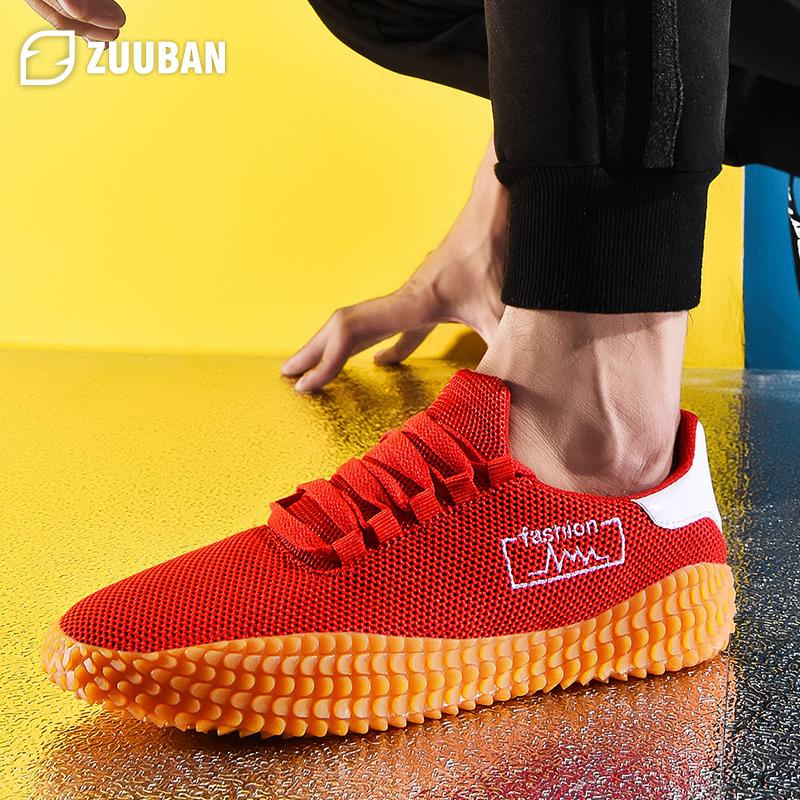 2024 Men Running Shoes Plus Size 36-47 Slip-on Red Chunky Sneakers Outdoor Jogging Walking Mens Casual Fashion Gym Shoes Unisex