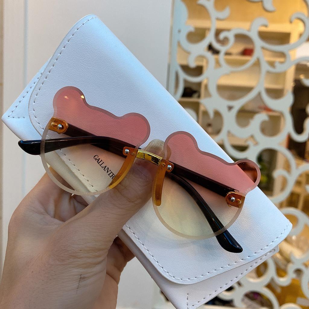 Children'S Sunglasses Glasses Trendy Baby Sunglasses Boys And Girls Cute Cartoon Bear Toy Glasses