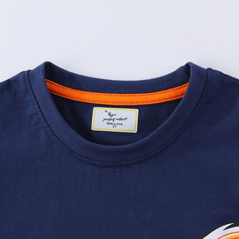 2026 Spring/Summer Boys' Cartoon Round Neck Short Sleeve T-shirts - New European and American Styles