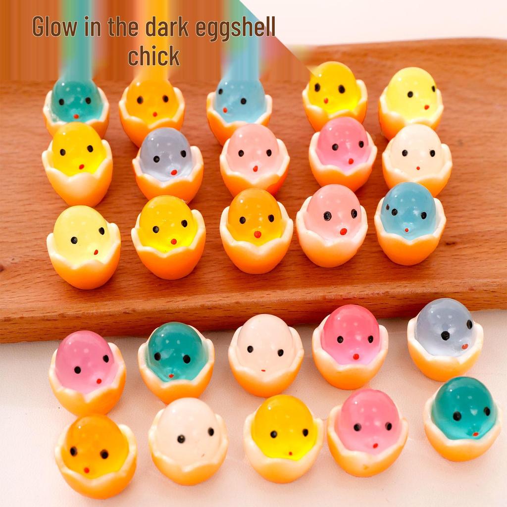 Luminous Cartoon Chick DIY Ornament for Kids - Holiday & Desk Gift