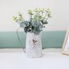 Empty Dried Flower Vase Birds Iron Container Container Iron Art Bucket  Home