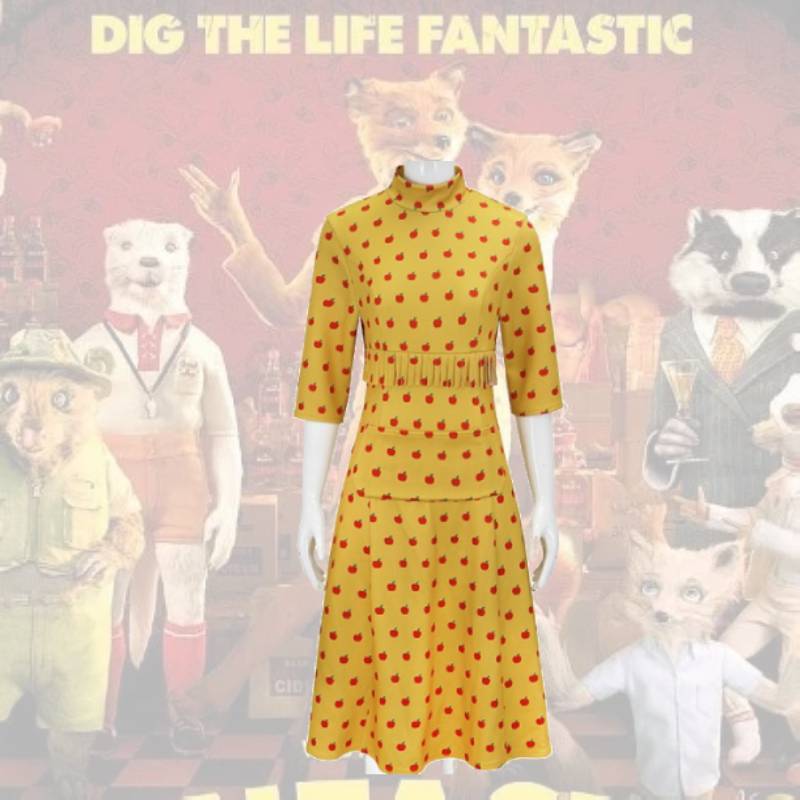 The Fantastic Mr Fox Cosplay Attire For Role Play With Retro Style For Summer Costume Parties