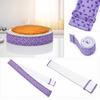 Adjustable Fabric Cake Collar Strap for Baking Cake Pan Support Preventing Deformation Durable and Reusable Baking Tool for Round Cake Pans