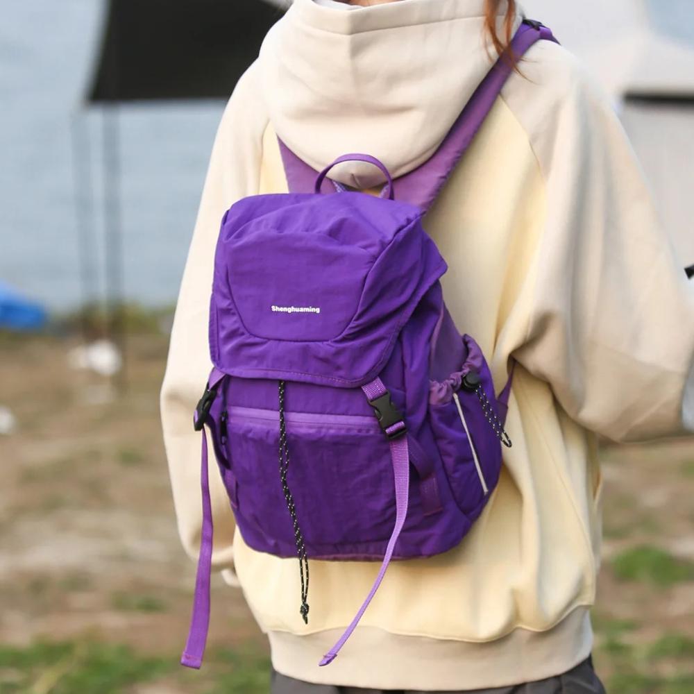 Lightweight Water Repellent Nylon Backpack Large Capacity for Hiking Commuting Travel and Weekend Trips