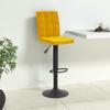 Day and Night - Day and Night Mustard Yellow Velvet Kitchen Stool