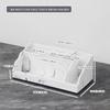 Resin Bathroom Toothbrush Holder Household Items Dressing Table Storage Rack Multifunctional Toothbrush Holder