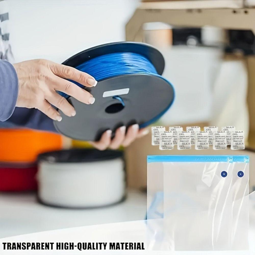 Moisture Resistant 3D Printing Material Bags Reusable Sealing Bags Printer Material Organization