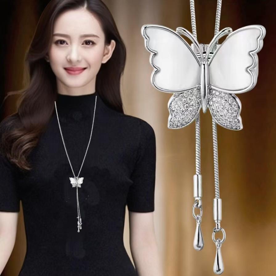 Colar Pingente de Borla de Luxo Estilo Coreano - Acessório de Declaração de Moda Feminina