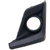 Car ABS Black Front Left Bumper Fog Lamp Frame Cover Trimming Bezel Cover Compatible with Subaru XV Crosstrek 2018 2019 2020