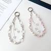Fashion Women's Rose Crystal Phone Chain Tassel Phone Strap Keychain Bag Pendant Phone Pendant Anti-Lost