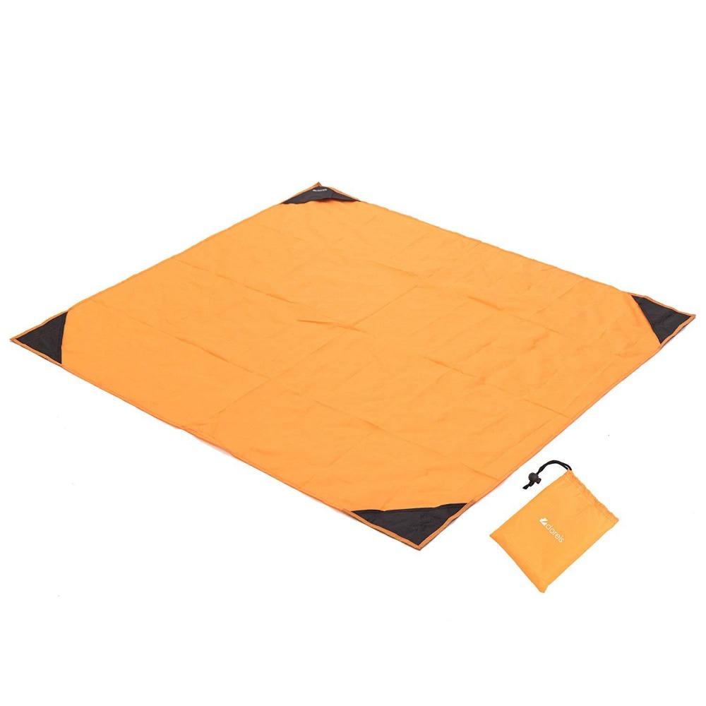 New Ultralight Tent Floor Tarp with Sack Portable Foldable Pocket Mat Oxford Cloth Waterproof Tent Camping Hiking