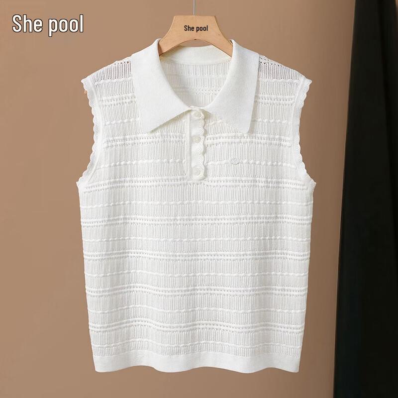 Tachi Women s Lyocell Knit Polo Tank Top M